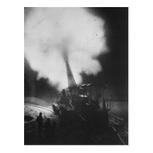 La Primera Guerra Mundial ferroviaria francesa más Tarjeta Postal