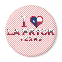 La Pryor, Texas Fridge Magnet