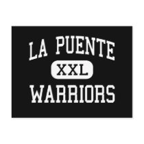 La Puente - Warriors - High - La Puente California postcards by customteamsportswear La Puente - Warriors - High - La Puente California postcards