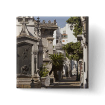 La Recoleta Cemetery in Buenos Aires Buttons