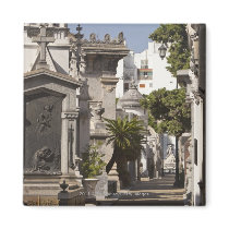 La Recoleta Cemetery in Buenos Aires Refrigerator Magnets