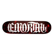LA Red Skateboard