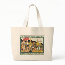 La Reine De Plages Dinard The New Casino Canvas Bags