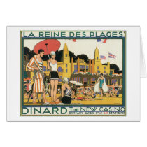 La Reine De Plages Dinard The New Casino Greeting Cards