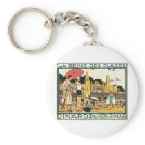 La Reine De Plages Dinard The New Casino Key Chain