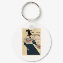 La Revue Blanche keychains by vintage_poster La Revue Blanche keychains