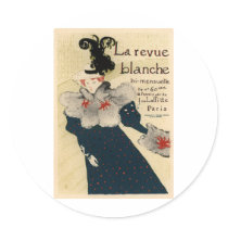 La Revue Blanche stickers by vintage_poster La Revue Blanche stickers