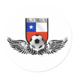 La Roja winged crest for Chile futbol fans Stickers