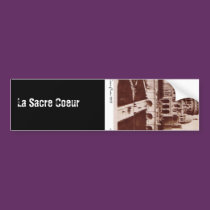 La Sacre Coeur bumper stickers