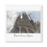 La Sagrada Familia in Barcelona Spain Refrigerator Magnet