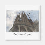 La Sagrada Familia in Barcelona Spain Refrigerator Magnet