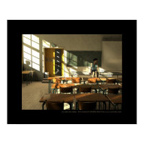 La salle de classe - The classroom posters