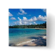 La Samana Peninsula, Dominican Republic, 2 Pinback Button