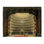 La Scala, Milan, during a performance Postcards