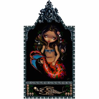 La Sirena - Day of the Dead - Mermaid Photo Sculpt photosculpture