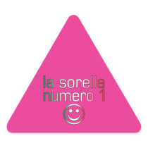 La Sorella Numero 1 - Number 1 Sister in Italian Sticker