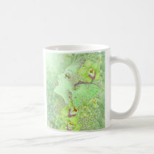 La taza verde del Faery 2-Sided