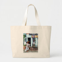 La tienda del perrito caliente derriba el punto bolsas lienzo