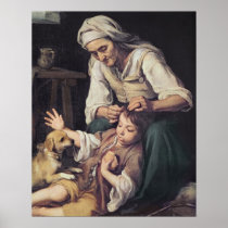 La Toilette Domestique', 1670-75 Print