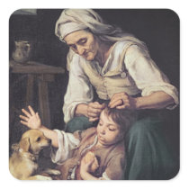La Toilette Domestique', 1670-75 Stickers