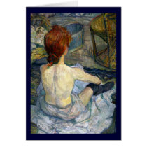 La Toilette: Toulouse-Lautrec Greeting Cards