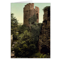 La torre de agua, obra clásica Photochr de Chester Tarjeta