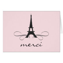La torre Eiffel de París le agradece tarjeta de no