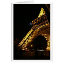 La Tour Eiffel at night cards