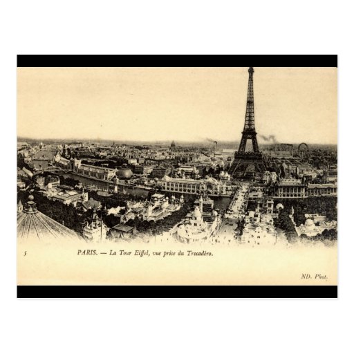 La Tour Eiffel, Paris France c1910 Vintage Postcard