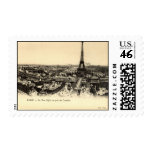 La Tour Eiffel, Paris France c1910 Vintage Stamp