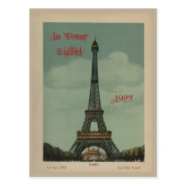 La Tour Eiffel Postcard postcards