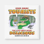 LA Tourist Gator Refrigerator Magnet