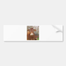 La vache et son veau bumper stickers