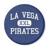 La Vega - Pirates - Junior - Waco Texas magnets by customteamsportswear La Vega - Pirates - Junior - Waco Texas magnets