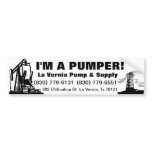 La Vernia Pump bumper stickers