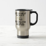 La vida es gran taza inglesa vieja del viaje del p