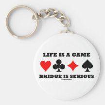La vida es un puente del juego es seria (la actitu llavero personalizado