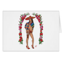 La Vida Loca Chica Greeting Card
