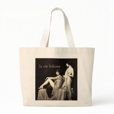 la vie boheme tote bag by KathleenMLowe