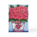 La Vie en Rose Greeting/Note Card by LisaLorenzPaintings La Vie en Rose Greeting/Note Card
