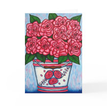 La Vie en Rose Greeting/Note Card