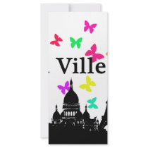 La Ville: Paris Personalized Rack Card