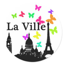 La Ville: Paris stickers