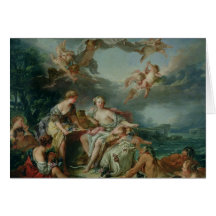 La violación del Europa, 1747 Felicitacion