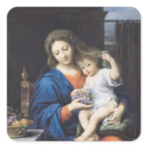 La Virgen de las uvas, 1640-50 calcomanías