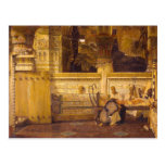 La viuda egipcia, Alma-Tadema Tarjeta Postal