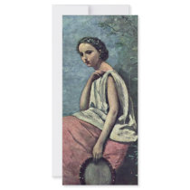 La Zingara By Corot Jean-Baptiste-Camille (Best Qu Rack Cards