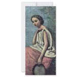 La Zingara By Corot Jean-Baptiste-Camille (Best Qu Rack Cards