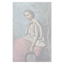 La Zingara By Corot Jean-Baptiste-Camille (Best Qu Stationery Paper