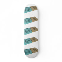 Lab as La Lanthanum and B Boron Skate Board